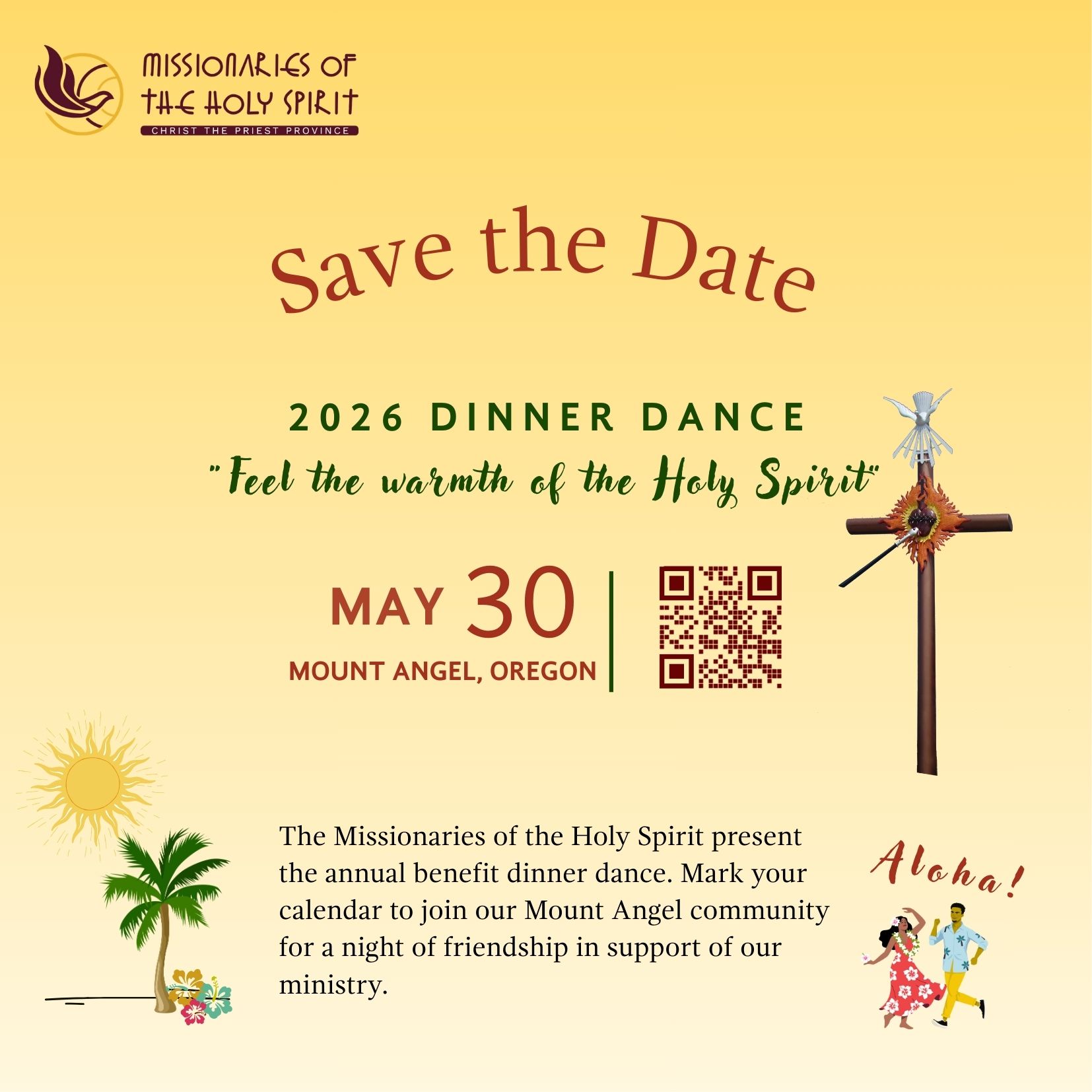 Dinner Dance 2026: “Feel the warmth of the Holy Spirit”